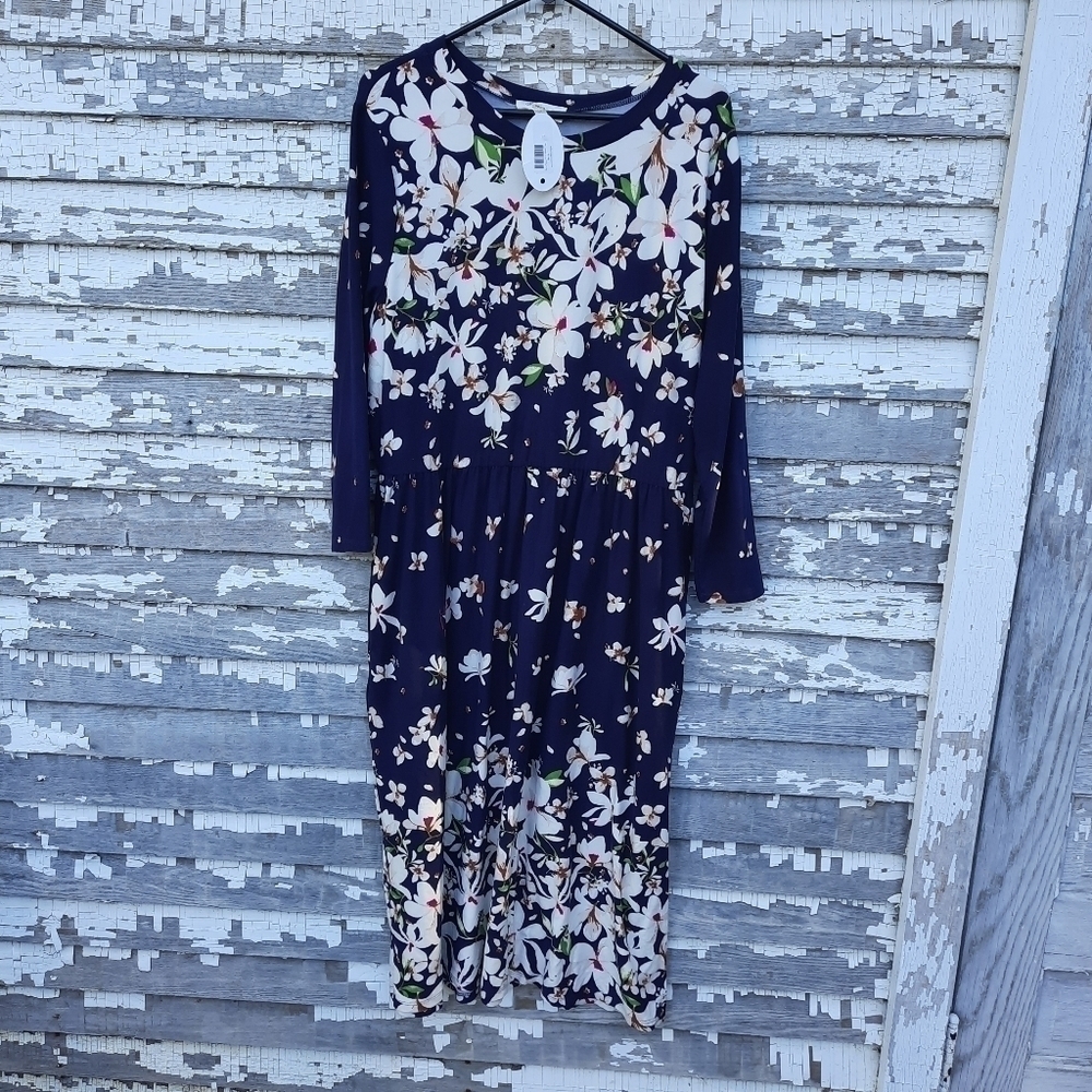 🌟 Reborn J floral dress NWT size 3X